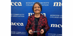 Judy Breeding Honored with Award of Distinction from Missouri Community College Association