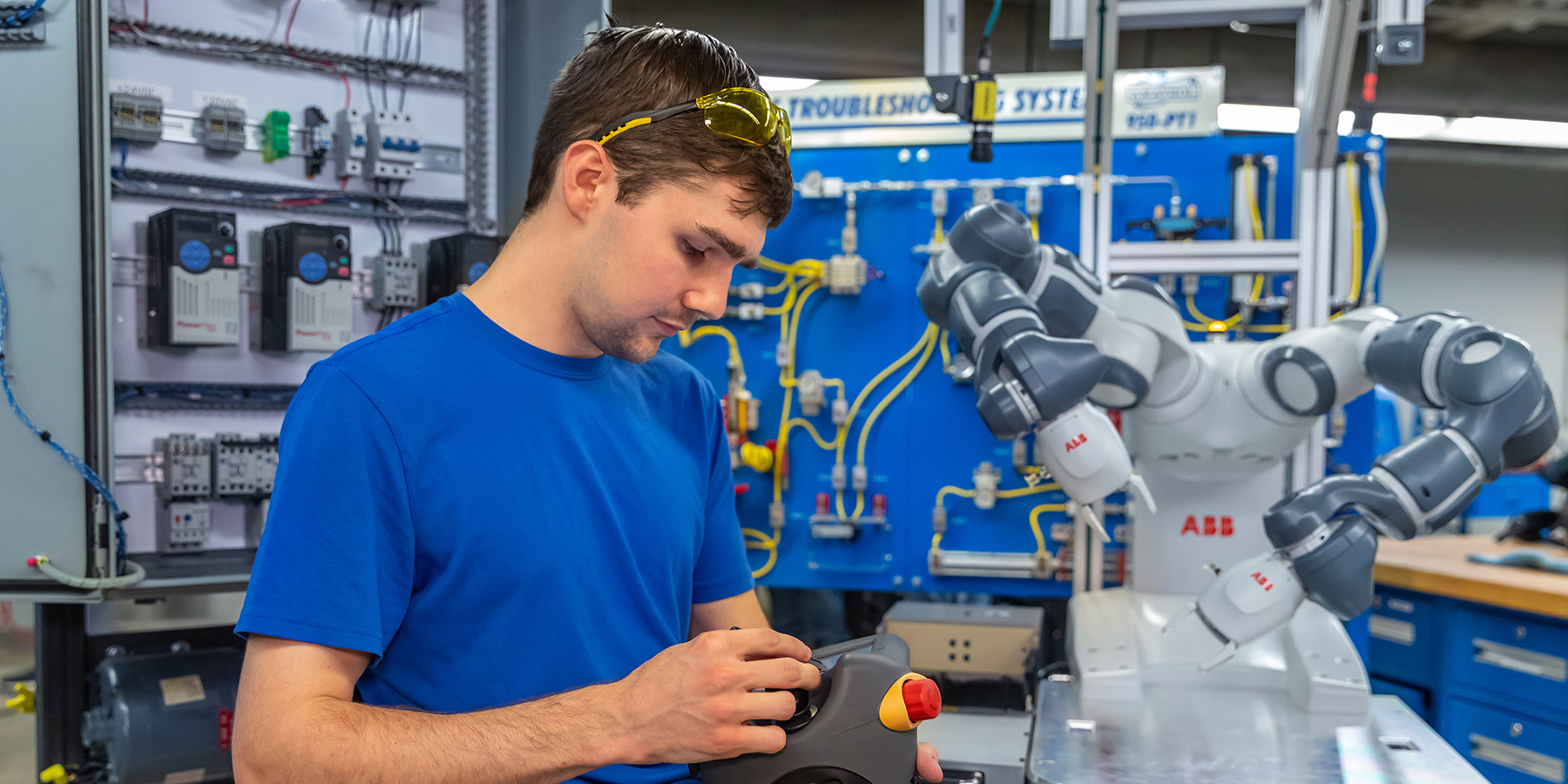 Automation and robotics in the Industrial Systems Technology Program at OTC.