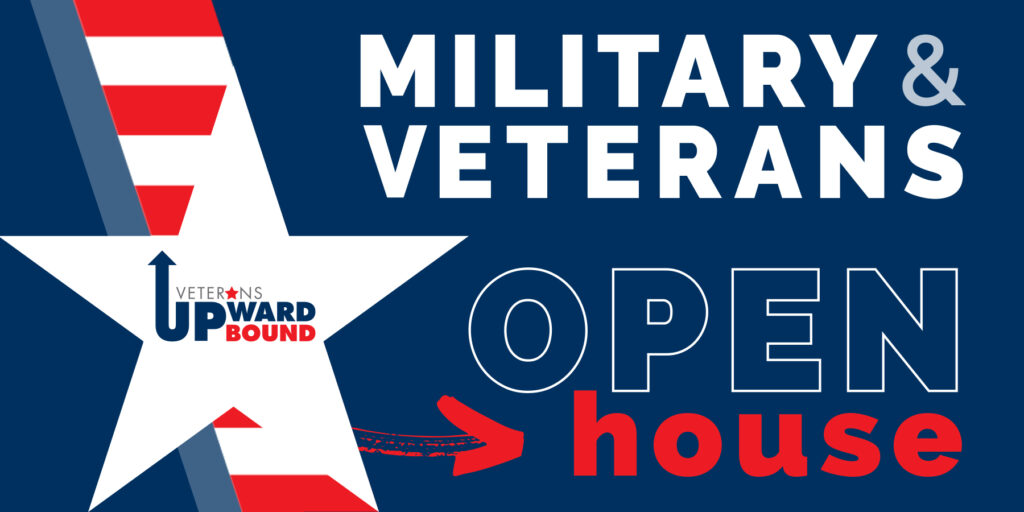 Veterans Upward Bound Open House banner 