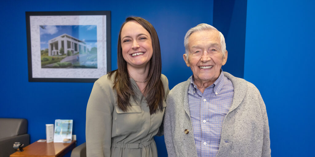 Ozarks Tech Donors Jack Hershend and Amy Munier are depicted