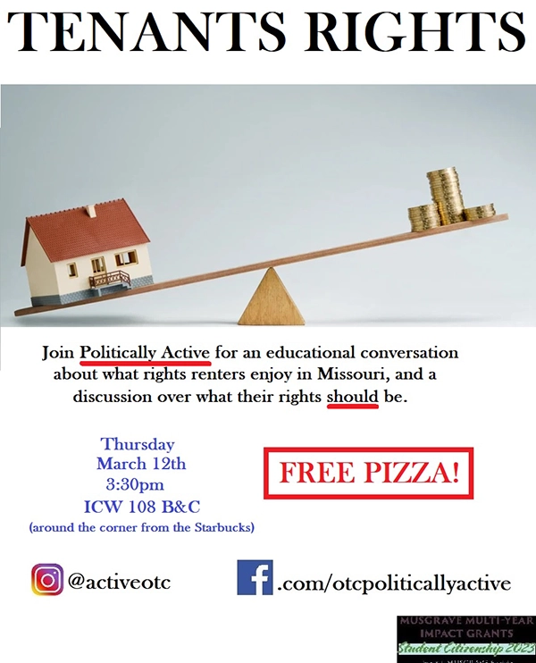 Politically Active event poster